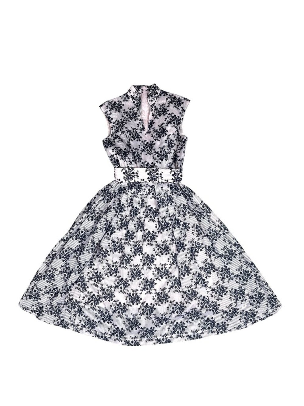 Brooks Brothers Women’s Classic Sleeveless Fit & Flare Preppy Cotton Dress | NWN